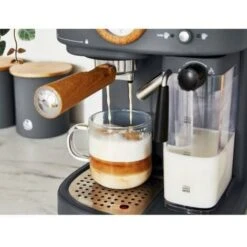 Swan Espresso Coffee Machine, Nordic Grey, ESE Pods Or Ground - SK22110BN -Kitchen Appliances Shop 77196603 5