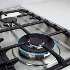 70cm Gas Hob In Stainless Steel, 5 Burner, Cast Iron Supports - Hisense GM773XF -Kitchen Appliances Shop 77539507 3