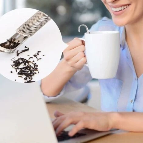 Tea Infuser 2 Pack Loose Tea Infuser Tea Steeper With Long Handle 4 Tea Infuser 2 Pack Loose Tea Infuser Tea Steeper With Long Handle - Image 2