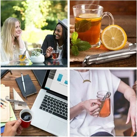 Tea Infuser 2 Pack Loose Tea Infuser Tea Steeper With Long Handle 5 Tea Infuser 2 Pack Loose Tea Infuser Tea Steeper With Long Handle - Image 3
