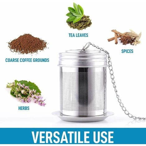 Piece Tea Ball Infuser - Stainless Steel Tea Ball Infuser For Loose Tea 5 Piece Tea Ball Infuser - Stainless Steel Tea Ball Infuser For Loose Tea - Image 3