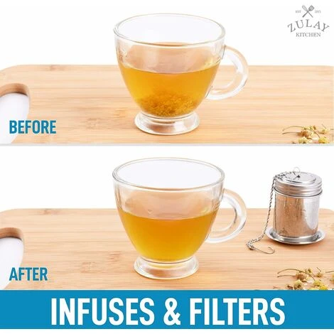 Piece Tea Ball Infuser - Stainless Steel Tea Ball Infuser For Loose Tea 6 Piece Tea Ball Infuser - Stainless Steel Tea Ball Infuser For Loose Tea - Image 4