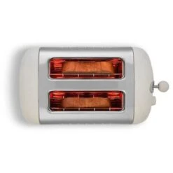 Dualit Lite 2 Slot Toaster Canvas White -Kitchen Appliances Shop 83666634 3