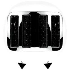 The Funky Appliance Company 4 Slice Toaster White -Kitchen Appliances Shop 83668771 5