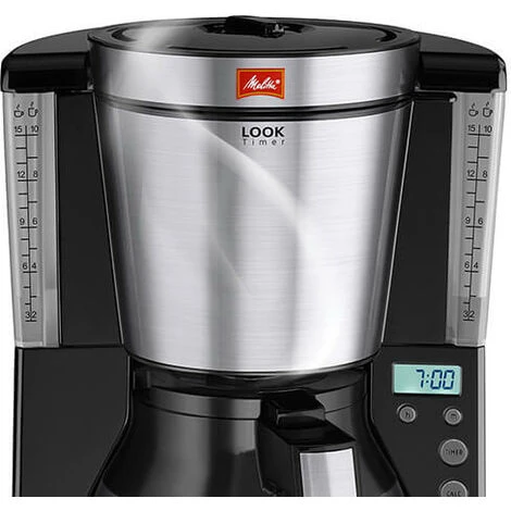 Melitta Look Therm Timer Black Filter Coffee Machine 1011-16 4 Melitta Look Therm Timer Black Filter Coffee Machine 1011-16 - Image 2
