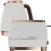 Beko Off White & Rose Gold Cosmopolis Dome Kettle & 2 Slice Toaster Set -Kitchen Appliances Shop 83670608 1