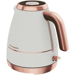 Beko Off White & Rose Gold Cosmopolis Dome Kettle & 2 Slice Toaster Set -Kitchen Appliances Shop 83670608 3