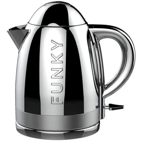 The Funky Appliance Company 1.7 Litre Kettle And 4 Slice Toaster Set Chrome 4 The Funky Appliance Company 1.7 Litre Kettle And 4 Slice Toaster Set Chrome - Image 2
