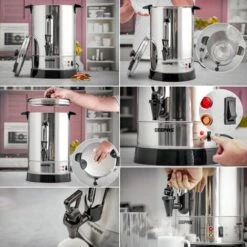 10 L Commercial Catering Kitchen Hot Water Boiler Tea Urn 1650W Boiler Geepas -Kitchen Appliances Shop 83743696 3