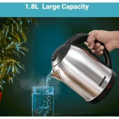 Electric Kettle Stainless Steel Cordless Jug 1.8L Overheat Protection Geepas -Kitchen Appliances Shop 83743717 4