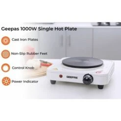 Hot Plate Electric Cooker Single Portable Table Top Kitchen Hob Stove 1000W 9 Hot Plate Electric Cooker Single Portable Table Top Kitchen Hob Stove 1000W -Kitchen Appliances Shop 83743768 3