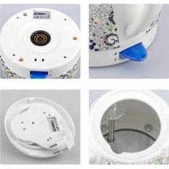 GTA Ceramic Electric Kettle, Boil Water Quickly And Easily, Removable Swivel Base And Boil Dry Protection, Hassle-Free Auto Shutoff, 1.5L, Pattern -Kitchen Appliances Shop 86207772 4