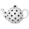 London Pottery Globe 2 Cup Teapot White With Black Spots -Kitchen Appliances Shop 87182682 1