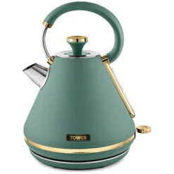Tower Cavaletto Pyramid Kettle And 2 Slice Toaster Set Jade -Kitchen Appliances Shop 87185152 3