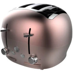 The Funky Appliance Company 1.7 Litre Kettle And 4 Slice Toaster Set Rose Gold Pink -Kitchen Appliances Shop 87185757 3