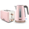 Tower Cavaletto Jug Kettle And 2 Slice Toaster Set Pink