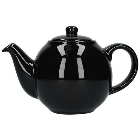 London Pottery Globe 2 Cup Teapot Gloss Black 3 London Pottery Globe 2 Cup Teapot Gloss Black