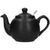 London Pottery Farmhouse Filter 2 Cup Teapot Matt Black -Kitchen Appliances Shop 87187152 1