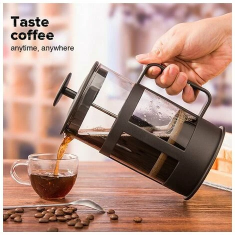 French Press Coffee Maker - - Black 4 French Press Coffee Maker - - Black - Image 2