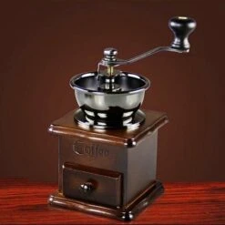 Manual Coffee Bean Grinder Hand Spice Herb Vintage Style Retro Wooden Burr Coffee Bean Grinder Knot Machine Cereal Grinder - Gift For Lover 9 Manual Coffee Bean Grinder Hand Spice Herb Vintage Style Retro Wooden Burr Coffee Bean Grinder Knot Machine Cereal Grinder - Gift For Lover -Kitchen Appliances Shop 87616592 3
