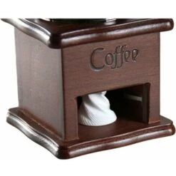 Manual Coffee Bean Grinder Hand Spice Herb Vintage Style Retro Wooden Burr Coffee Bean Grinder Knot Machine Cereal Grinder - Gift For Lover 10 Manual Coffee Bean Grinder Hand Spice Herb Vintage Style Retro Wooden Burr Coffee Bean Grinder Knot Machine Cereal Grinder - Gift For Lover -Kitchen Appliances Shop 87616592 4