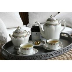 Tea Infuser Teapot - Stainless Steel Infuser (Gold) -Kitchen Appliances Shop 87859550 3