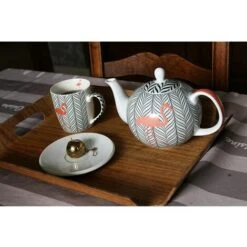 Tea Infuser Teapot - Stainless Steel Infuser (Gold) -Kitchen Appliances Shop 87859550 4