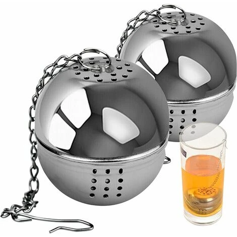 2 Pieces Tea Infuser, Stainless Steel Tea Infuser ø 4 Cm Tea Filter For Tea, Spices And Seasonings 3 2 Pieces Tea Infuser, Stainless Steel Tea Infuser ø 4 Cm Tea Filter For Tea, Spices And Seasonings