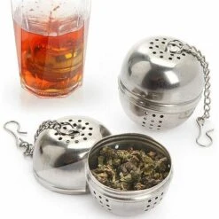 2 Pieces Tea Infuser, Stainless Steel Tea Infuser ø 4 Cm Tea Filter For Tea, Spices And Seasonings 11 2 Pieces Tea Infuser, Stainless Steel Tea Infuser ø 4 Cm Tea Filter For Tea, Spices And Seasonings -Kitchen Appliances Shop 87859708 5