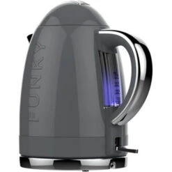 The Funky Appliance Company 1.7 Litre Kettle And 4 Slice Toaster Set Grey -Kitchen Appliances Shop 88018714 3
