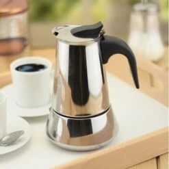 Apollo® Apollo Stainless Steel Induction 2 Cup Coffee Maker -Kitchen Appliances Shop 88217743 4