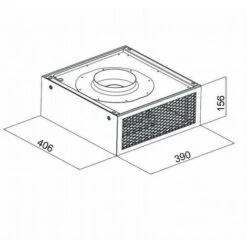 ViandPro - VP-CH4223B-EX Gemini 100 X 70cm Ceiling Hood With 1200m3/h External Motor -Kitchen Appliances Shop 88551680 3