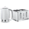 Russell Hobbs Inspire Kettle & 4 Slice Toaster Set White -Kitchen Appliances Shop 88777426 1