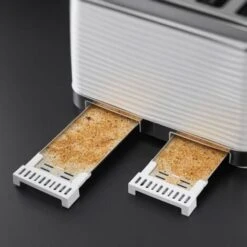 Russell Hobbs Inspire Kettle & 4 Slice Toaster Set White -Kitchen Appliances Shop 88777426 5