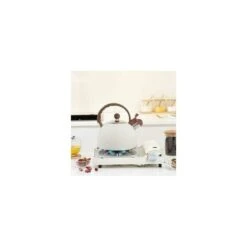 2.5 Liter Stainless Steel Whistling Kettle, Whistling Tea Kettle For Induction Gas Cookers, Easy To Clean, White -Kitchen Appliances Shop 88923900 3