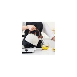 2.5 Liter Stainless Steel Whistling Kettle, Whistling Tea Kettle For Induction Gas Cookers, Easy To Clean, White -Kitchen Appliances Shop 88923900 5