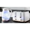 Goodmans Kettle & 4 Slice Toaster Set White Diamond & Rose Gold -Kitchen Appliances Shop 89367610 1