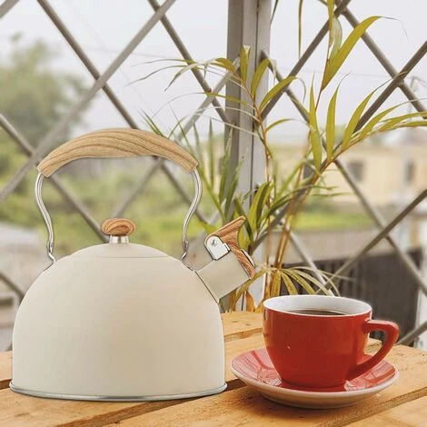 Whistling Kettle, 2.5L Whistling Kettle Induction Gas Kettle Stainless Steel Whistling Kettle Teapot Whistling Kettle For Induction Gas Cookers, Easy To Clean 7 Whistling Kettle, 2.5L Whistling Kettle Induction Gas Kettle Stainless Steel Whistling Kettle Teapot Whistling Kettle For Induction Gas Cookers, Easy To Clean - Image 5