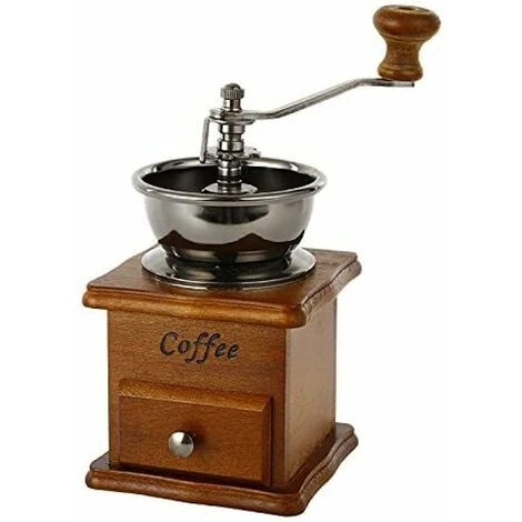 Vintage Manual Coffee Grinder Ceramic Burr Conical Portable Hand Crank Coffee Machine 3 Vintage Manual Coffee Grinder Ceramic Burr Conical Portable Hand Crank Coffee Machine
