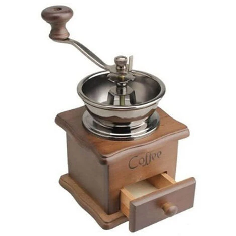 Vintage Manual Coffee Grinder Ceramic Burr Conical Portable Hand Crank Coffee Machine 4 Vintage Manual Coffee Grinder Ceramic Burr Conical Portable Hand Crank Coffee Machine - Image 2