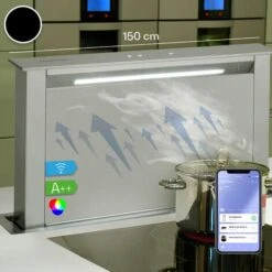 Klarstein Royal Flush Eco Cooker Hood 60 Cm 576 M³/h A+