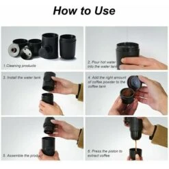 Portable Coffee Maker, 70ml Manual Coffee Maker, Mini Ground Coffee Maker, Portable, Espresso Maker Manual Coffee Maker, For Camping Hiking 11 Portable Coffee Maker, 70ml Manual Coffee Maker, Mini Ground Coffee Maker, Portable, Espresso Maker Manual Coffee Maker, For Camping Hiking -Kitchen Appliances Shop 92347158 5