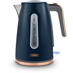 Tower Cavaletto Jug Kettle And 2 Slice Toaster Set Midnight Blue -Kitchen Appliances Shop 92778762 3