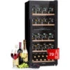 Klarstein Barossa 79 Duo Wine Fridge 79 Bottles 204 Litres 2 Zones -Kitchen Appliances Shop 93314361 1