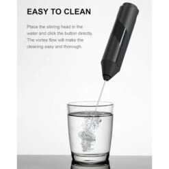 Handheld Milk Frother, Battery Powered Drink Mixer For Matcha Coffee, Portable Electric Whisk Drink Mixer Mini Foam Maker -Kitchen Appliances Shop 93496326 4