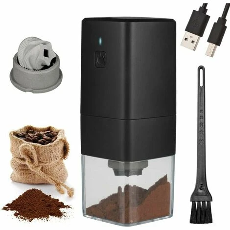 Portable Electric Coffee Grinder, Coffee Grinder 1300mAh USB Rechargeable Coffee Grinder With Brush For Coffee Beans, Spices, Nuts 3 Portable Electric Coffee Grinder, Coffee Grinder 1300mAh USB Rechargeable Coffee Grinder With Brush For Coffee Beans, Spices, Nuts