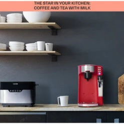 Klarstein Baristomat 2-in-1 Fully Automatic Coffee & Tea Maker Milk Foam 6 Programmes -Kitchen Appliances Shop 93944864 4