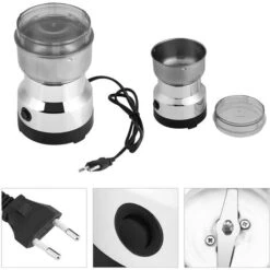 Coffee Grinder 220 W Electric Grinder With Stainless Steel Striking Knife For Coffee Beans Nuts Spices Cereals 14500 R.p.m 8 Coffee Grinder 220 W Electric Grinder With Stainless Steel Striking Knife For Coffee Beans Nuts Spices Cereals 14500 R.p.m -Kitchen Appliances Shop 95534232 3