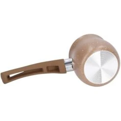 Non Stick Milk Pan, 8cm Stay Cool Handle Aluminum Alloy Cooking Pot With Non Drip Double Pouring Lip For Coffee Butter Chocolate(Coffee) -Kitchen Appliances Shop 95534328 3