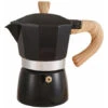 300ml Italian Wooden Handle Mocha Coffee Pot Aluminum Pot (black) 2 300ml Italian Wooden Handle Mocha Coffee Pot Aluminum Pot (black) -Kitchen Appliances Shop 95709160 1